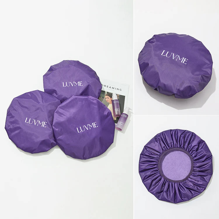 1pc Dual-Layer Shower Cap, Perfect for All Hair Lengths, Breathable & Comfortable - Image 8