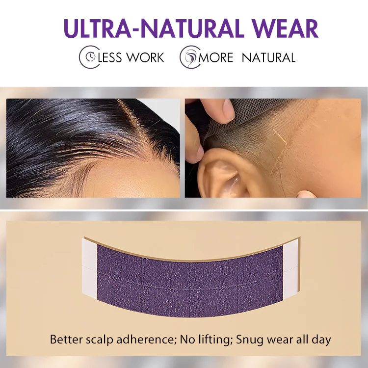 36pcs Double-Sided Lace Tape Upgrade 2.0 Ultra Hold for Lace Wigs - Image 3