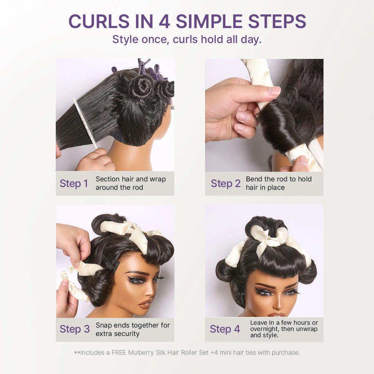All-Day Curl Hold™ Premier Grade Hair 250% Density Loose Wave SilkShield™ Glueless 13x4 HD Lace Front Wig Pre-Cut Lace Flexi-Fit Drawstring Cap - Image 10