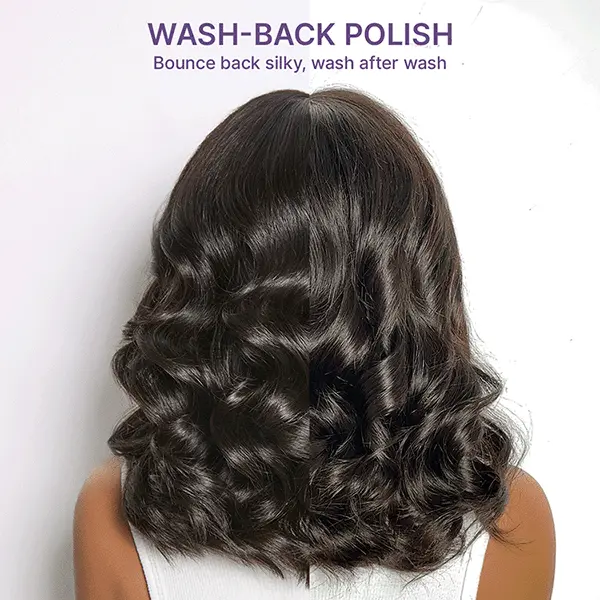 All-Day Curl Hold™ Premier Grade Hair 250% Density Loose Wave SilkShield™ Glueless 13x4 HD Lace Front Wig Pre-Cut Lace Flexi-Fit Drawstring Cap - Image 3