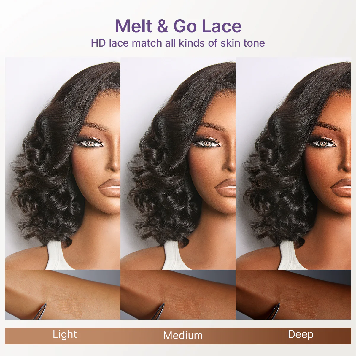 All-Day Curl Hold™ Premier Grade Hair 250% Density Loose Wave SilkShield™ Glueless 13x4 HD Lace Front Wig Pre-Cut Lace Flexi-Fit Drawstring Cap - Image 9