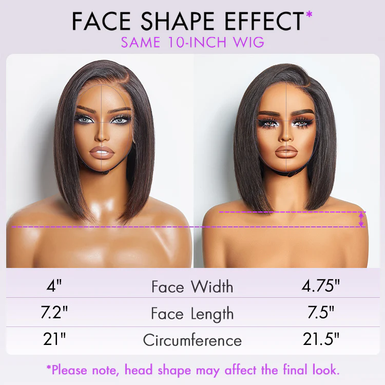 Exclusive Sale | PreMax Wigs - Nature Max Silky Bob Ear-to-Ear Glueless 13x6 Frontal HD Lace Bob Wig - Image 7