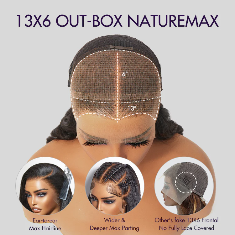 Exclusive Sale | PreMax Wigs - Nature Max Silky Bob Ear-to-Ear Glueless 13x6 Frontal HD Lace Bob Wig - Image 8