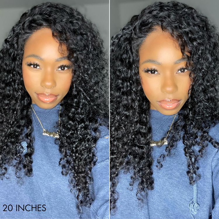 Deep Wave U Part Quick & Easy Affordable 100% Human Hair Wig - Image 5