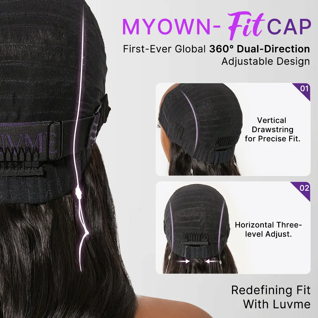 MyOwn-Fit™ Wig 180% Density Glueless 7x6 Closure HD Lace Loose Body Wave Short Wig Pre-Cut Lace - Image 6