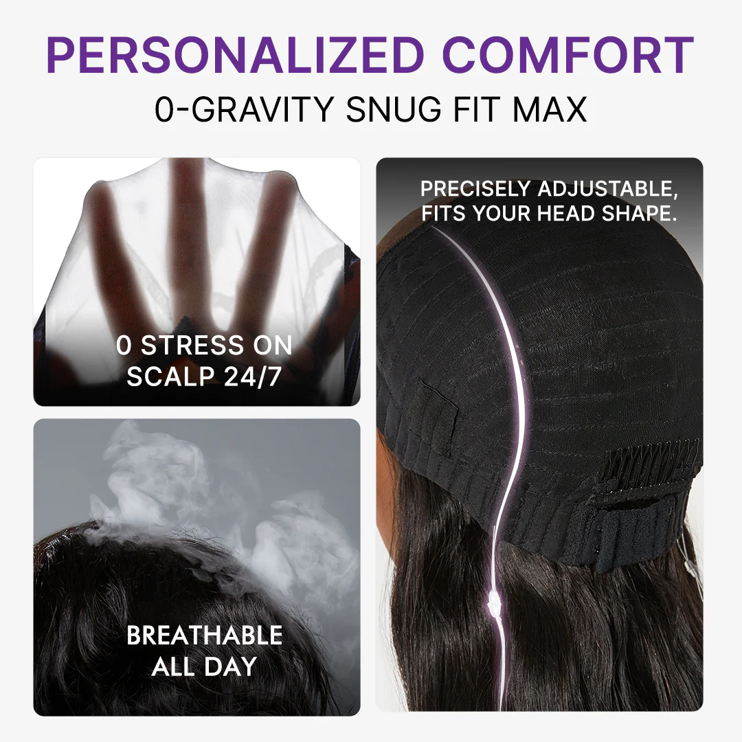 MyOwn-Fit™ Wig 180% Density Glueless 7x6 Closure HD Lace Loose Body Wave Short Wig Pre-Cut Lace - Image 8