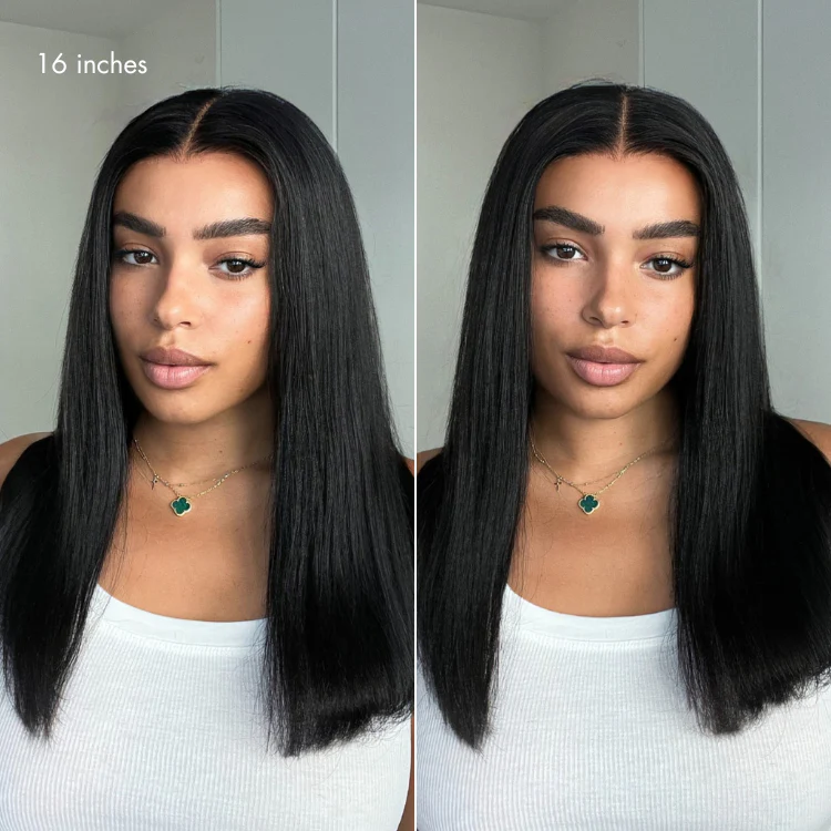 US Only - Luvme All-Day Comfort™ Wig 200% Density Bone Straight Glueless 7x6 Closure HD Lace Human Hair Wig Pre-Cut Lace - Image 5