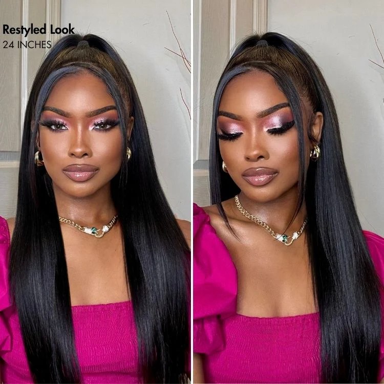 US Only - Luvme All-Day Comfort™ Wig 200% Density Bone Straight Glueless 7x6 Closure HD Lace Human Hair Wig Pre-Cut Lace - Image 9