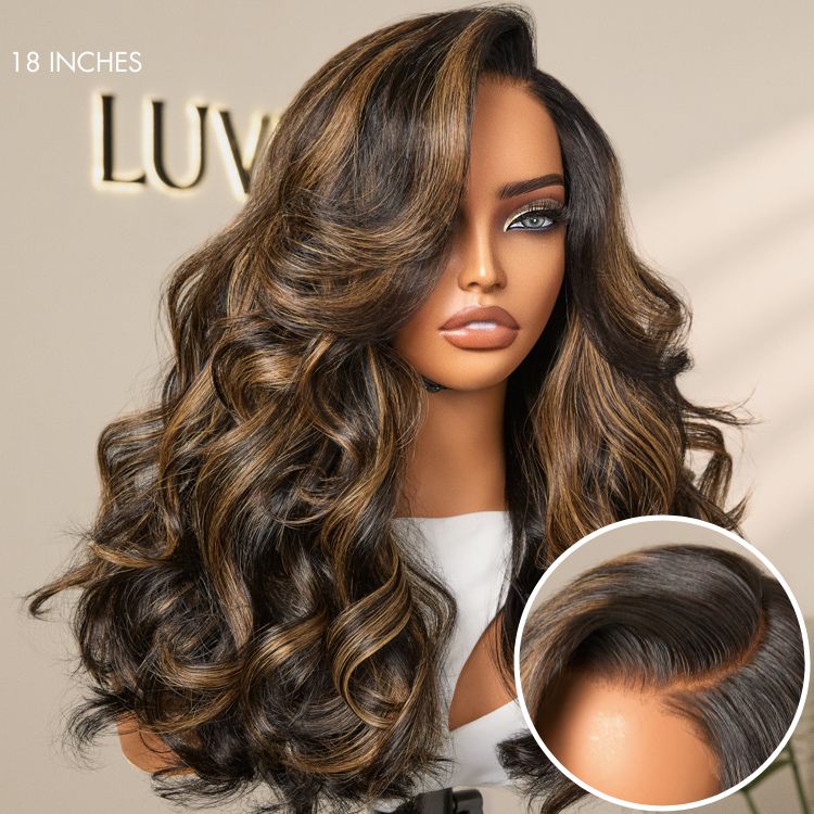 Luvme All-Day Comfort™ Wig 200% Density Voluminous Loose Body Wave Glueless Minimalist HD Lace Wig Pre-Cut Lace - Image 13