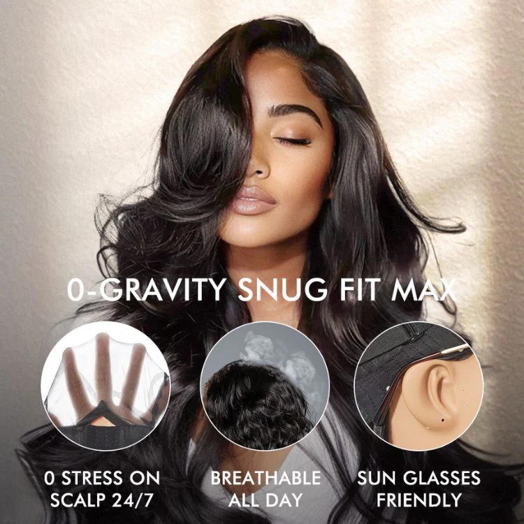 Luvme All-Day Comfort™ Wig Ombre Ginger Blunt Cut Bob Glueless Minimalist HD Lace Wig Pre-Cut Lace - Image 7