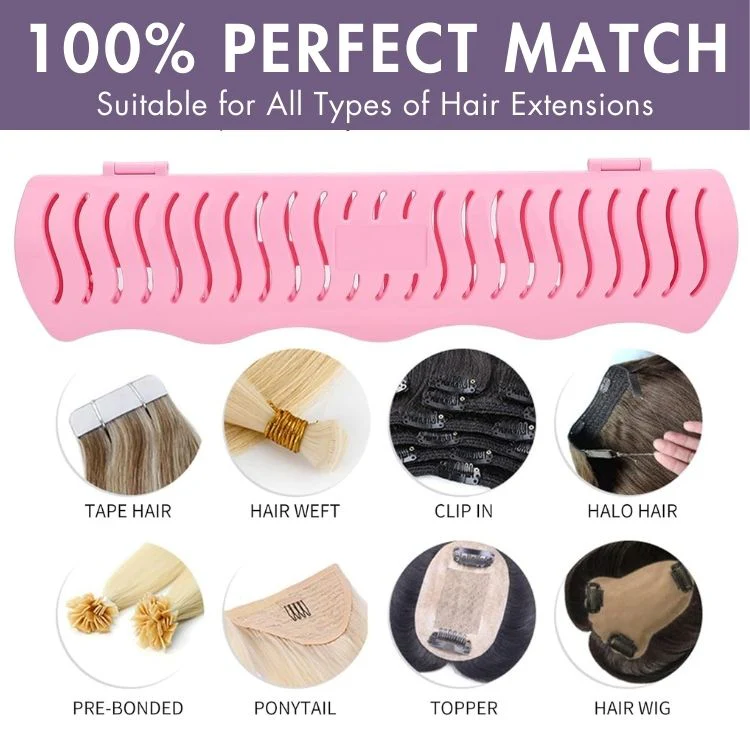 US Only | 1pc Hair Extension Holder, Storage for Clip-in, Tape-in, Bundles & Weft - Image 4
