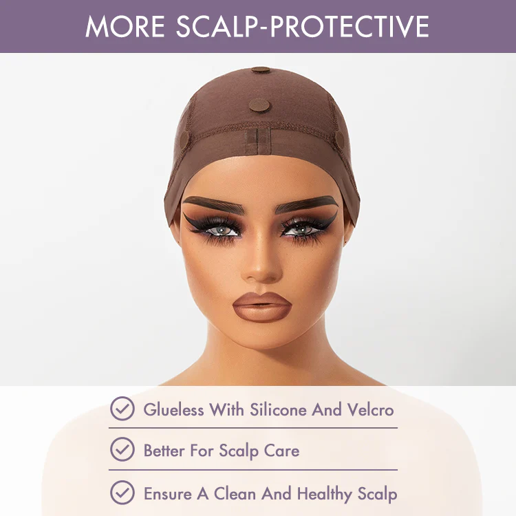 2pcs LUVME Reusable Non-Slip Wig Cap, Wig Gripper for Keeping Wigs Lace Front in Place - Image 6