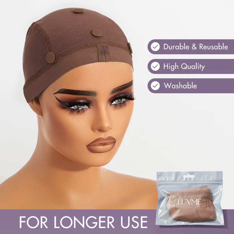 2pcs LUVME Reusable Non-Slip Wig Cap, Wig Gripper for Keeping Wigs Lace Front in Place - Image 7