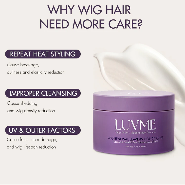 US Only | Wig Renewal™ Leave-in Conditioner, Anti Frizz, Super Shine & Moisture - Image 4