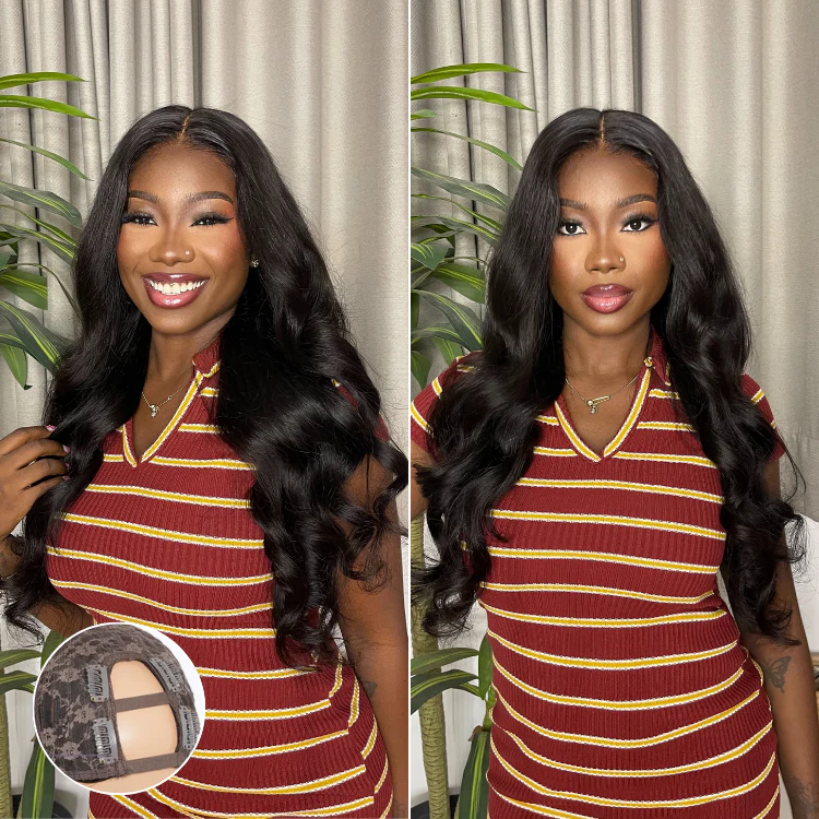 New Customers Only | Body Wave / Straight / Kinky / Deep Wave Human Hair U Part Wig - Image 3
