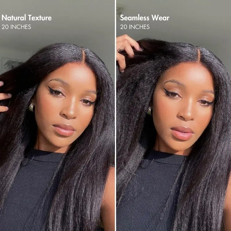 New Customers Only | Body Wave / Straight / Kinky / Deep Wave Human Hair U Part Wig - Image 8