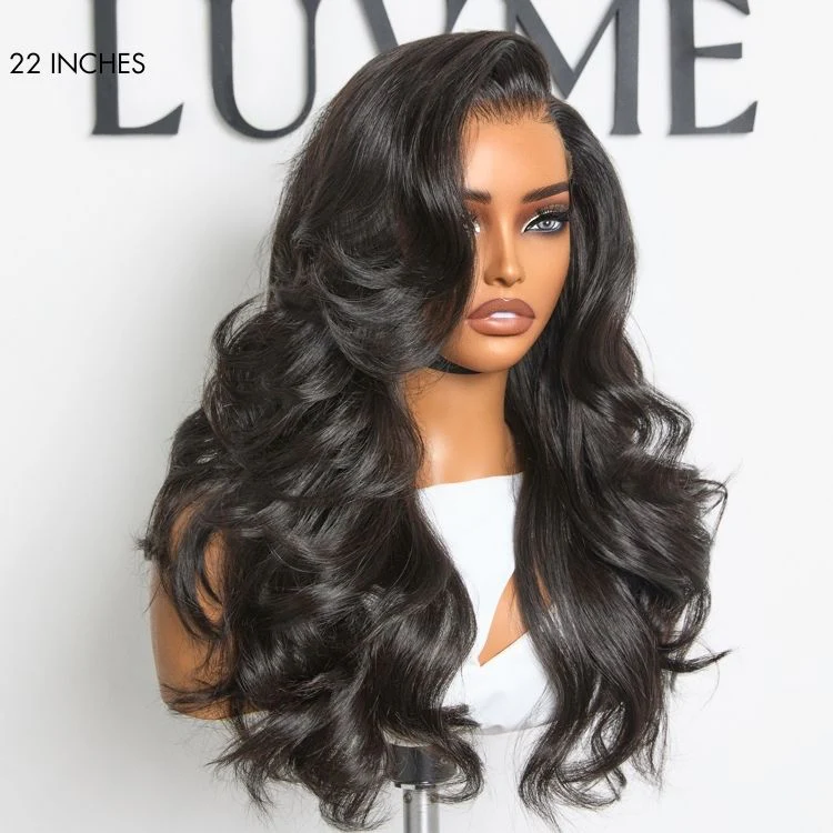 New Customers Only | Luvme All-Day Comfort™ Wig Layered Loose Body Wave Glueless 7x6 Closure HD Lace Human Hair Long Wig Pre-Cut Lace - Image 6