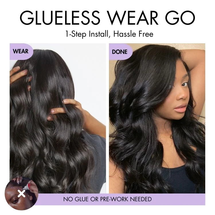 New Customers Only | Luvme All-Day Comfort™ Glueless Wig Loose Body Wave 7x6 Closure HD Lace Pre Cut & Plucked & Bleached Ready to Go - Image 5