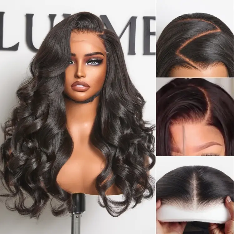 New Customers Only | Luvme All-Day Comfort™ Glueless Wig Loose Body Wave 7x6 Closure HD Lace Pre Cut & Plucked & Bleached Ready to Go - Image 9