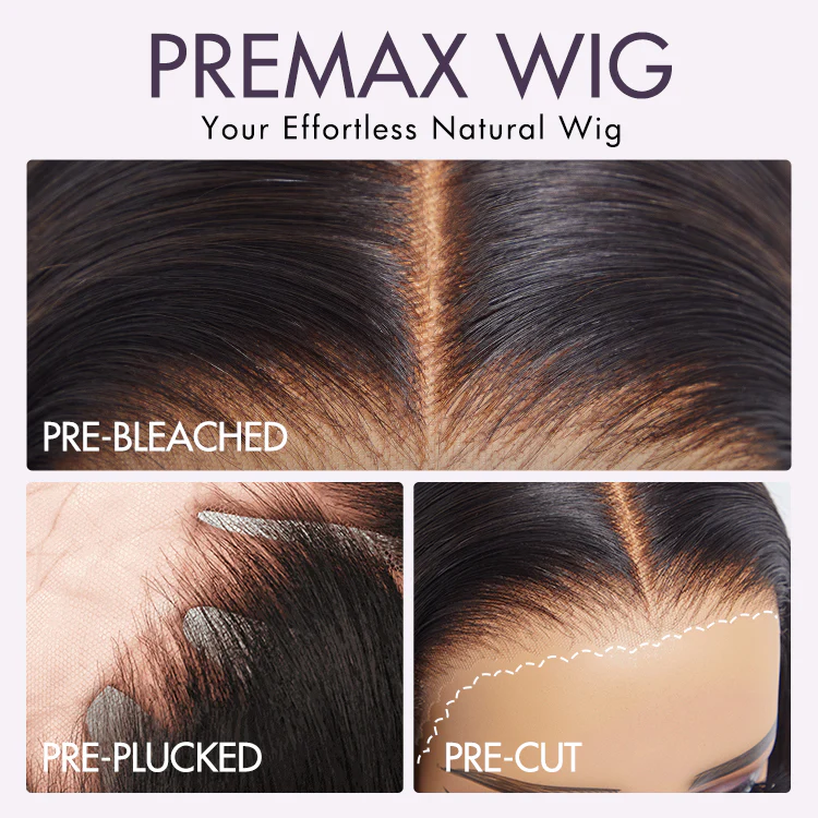 New Customers Only | PreMax Wigs - Luvme Hair Body Wave / Straight Glueless 13x4 Frontal Lace Long Wig Pre-Cut Lace - Image 10