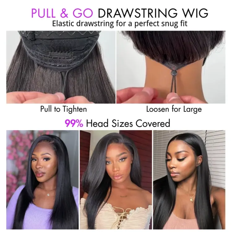New Customers Only | PreMax Wigs - Luvme Hair Body Wave / Straight Glueless 13x4 Frontal Lace Long Wig Pre-Cut Lace - Image 12