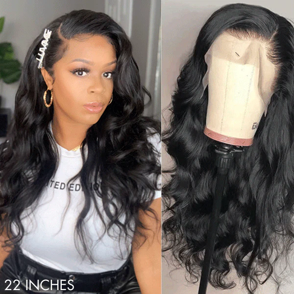 New Customers Only | PreMax Wigs - Luvme Hair Body Wave / Straight Glueless 13x4 Frontal Lace Long Wig Pre-Cut Lace - Image 6