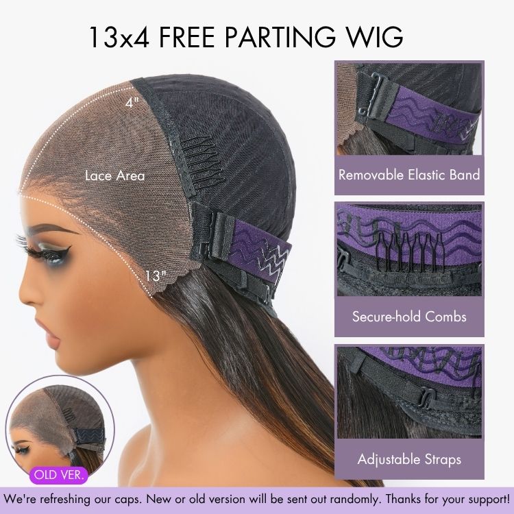 New Customers Only | PreMax Wigs - Luvme Hair Body Wave / Straight Glueless 13x4 Frontal Lace Long Wig Pre-Cut Lace - Image 7