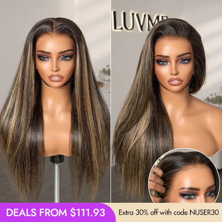 New Customers Only | PreMax Wigs | Super Natural Hairline Silky Straight Glueless 13x4 Frontal Lace Wig Human Hair Pre-Cut Lace - Image 13