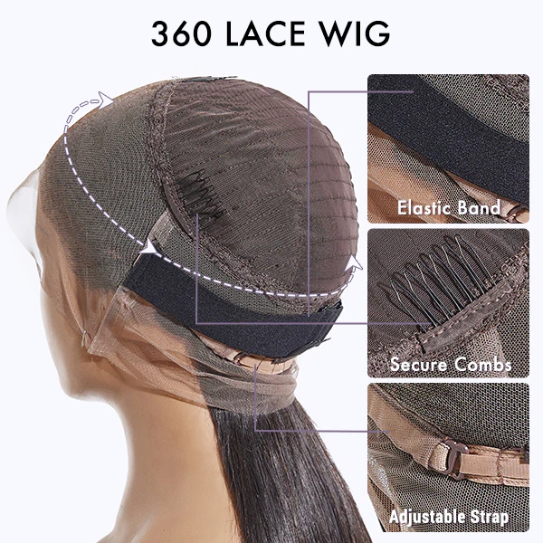 PreMax Wigs | 360 Lace Super Natural Hairline Loose Body Wave Free Part 180% Density Wig Pre-Cut Lace - US Only - Image 9