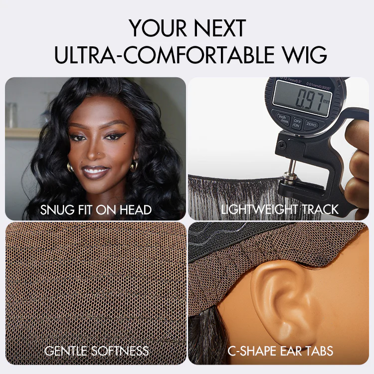 Weekly Special | AiryFit™ Scalp Care Wigs Deep Parting Loose Body Wave Humam Hair Wig 11x6 Frontal HD Lace Glueless Wig - Image 3