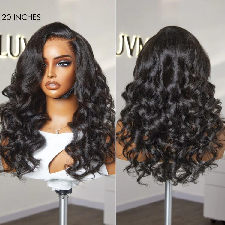 Weekly Special | AiryFit™ Scalp Care Wigs Deep Parting Loose Body Wave Humam Hair Wig 11x6 Frontal HD Lace Glueless Wig - Image 7
