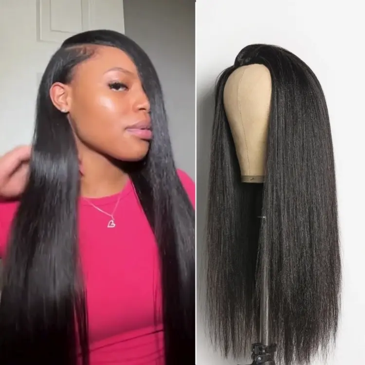 Tiktok Exclusive Deal | Luvme Too Easy Texture™ 3-In-1 Half Wig 180% Density Kinky Curly / Yaki Straight / Water Wave Glueless Flexi-Fit Drawstring Wig - Image 3