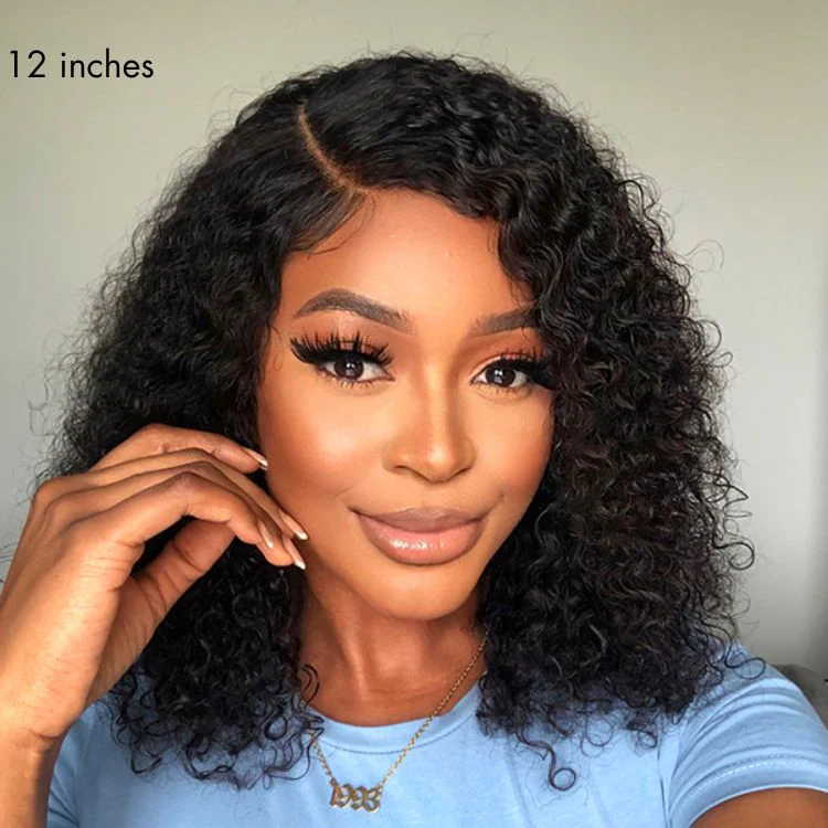 Weekly Special | Wet and Wavy 5x5 Closure Pre-Cut Lace Water Wave Wig Glueless Side Part Human Hair Wig Breathable Cap - Image 5