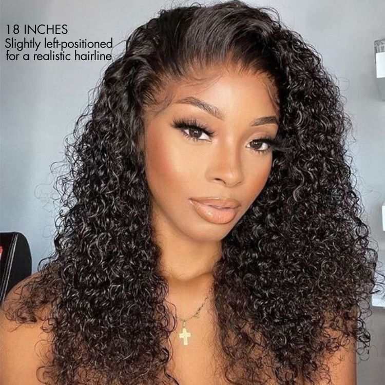 Water Wave Glueless 5x5 Closure Pre-Cut Lace Wet and Wavy Human Hair Wig Breathable Cap - Image 3